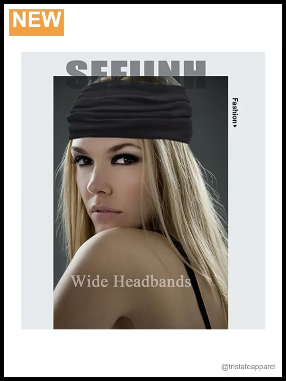 6 Pack Wide Stretch Headbands for Women - Boho, Knotted, Yoga, Workout
